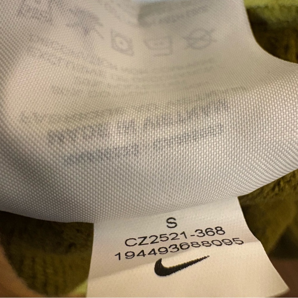 Nike Green Cropped Mock Neck Sweatshirt Women’s Size Small - Picture 6 of 10